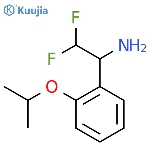 2,2-difluoro-1-2-(propan-2-yloxy)phenylethan-1-amine structure