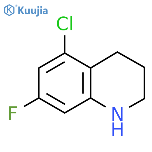 5-chloro-7-fluoro-1,2,3,4-tetrahydroquinoline structure