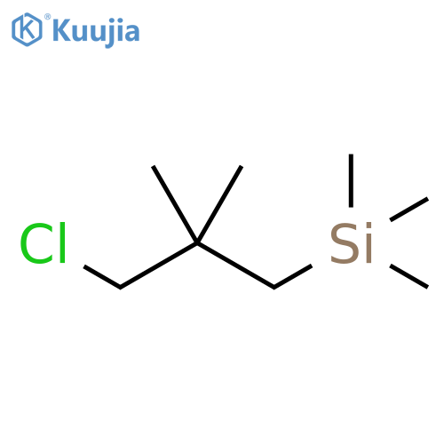 (3-Chloro-2,2-dimethylpropyl)-trimethylsilane structure
