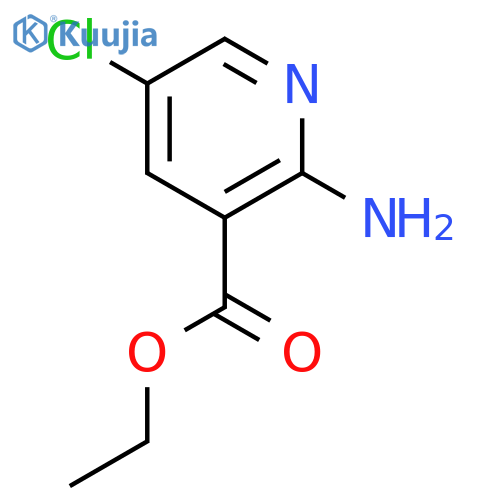 Ethyl 2-amino-5-chloronicotinate structure