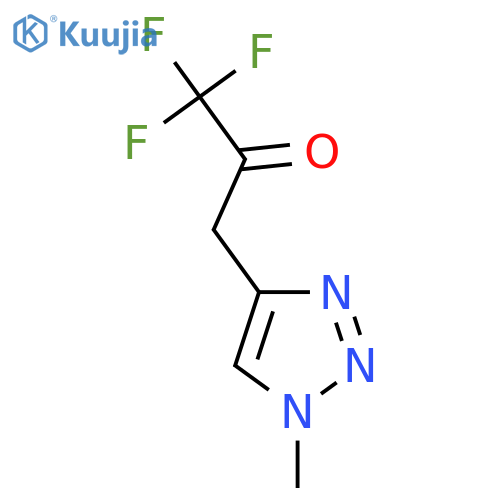 1,1,1-trifluoro-3-(1-methyl-1H-1,2,3-triazol-4-yl)propan-2-one structure
