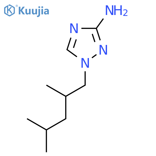 1-(2,4-dimethylpentyl)-1H-1,2,4-triazol-3-amine structure