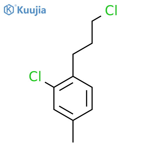 3-Chloro-4-(3-chloropropyl)toluene structure