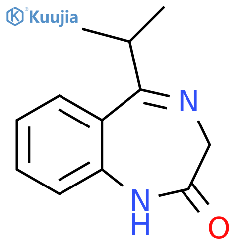 2H-1,4-Benzodiazepin-2-one, 1,3-dihydro-5-(1-methylethyl)- structure