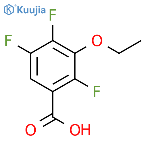 2,4,5-Trifluoro-3-ethoxybenzoic acid structure