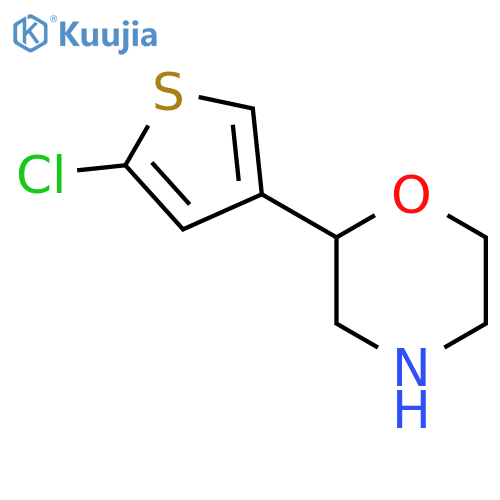 2-(5-Chlorothiophen-3-yl)morpholine structure