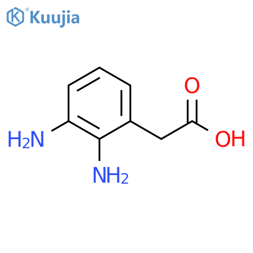 2-(2,3-diaminophenyl)acetic acid structure