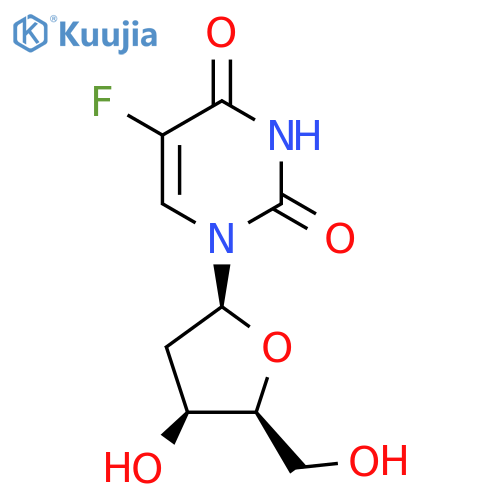 1-(2-Deoxy-beta-L-threo-pentofuranosyl)-5-fluorouracil structure