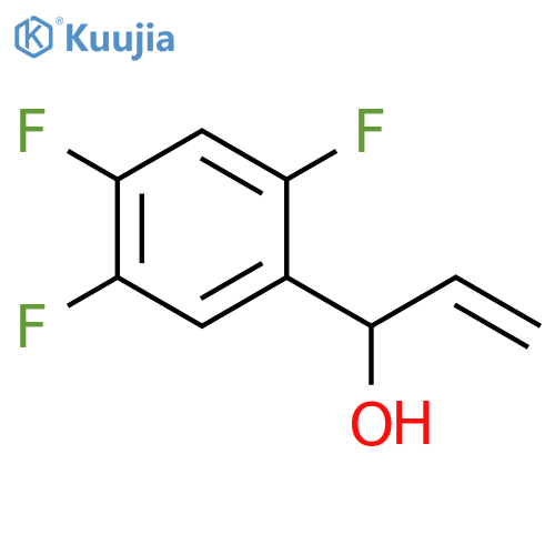 1-(2,4,5-trifluorophenyl)prop-2-en-1-ol structure