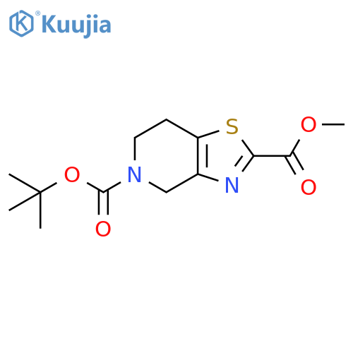 5-tert-Butyl 2-Methyl 4H,5H,6H,7H-1,3thiazolo4,5-cpyridine-2,5-dicarboxylate structure