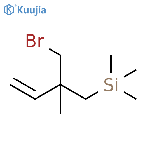 Silane, [2-(bromomethyl)-2-methyl-3-buten-1-yl]trimethyl- structure