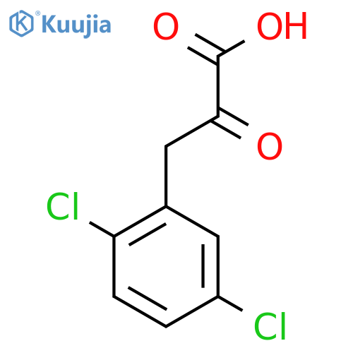 3-(2,5-dichlorophenyl)-2-oxopropanoic acid structure