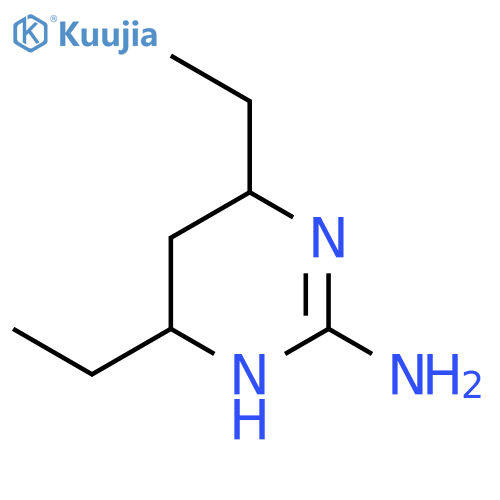 4,6-Diethyl-1,4,5,6-tetrahydropyrimidin-2-amine structure