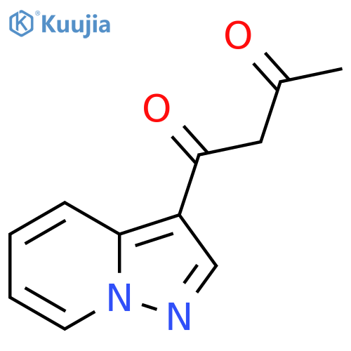 1-{pyrazolo1,5-apyridin-3-yl}butane-1,3-dione structure