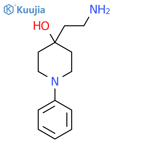 4-(2-Aminoethyl)-1-phenylpiperidin-4-ol structure