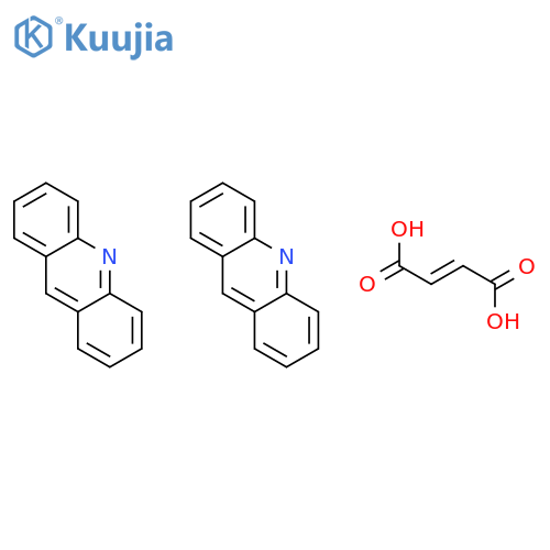 Acridine, (2E)-2-butenedioate (2:1) structure