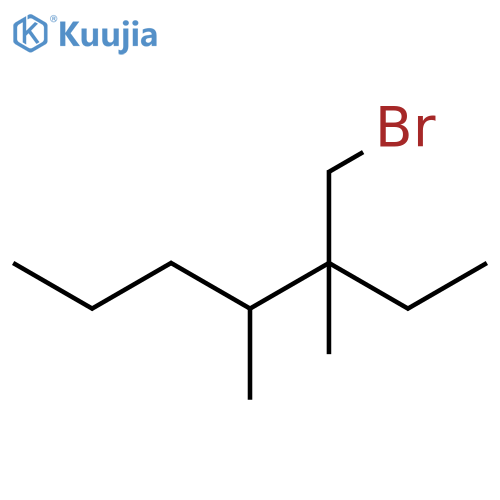 Heptane, 3-(bromomethyl)-3,4-dimethyl- structure