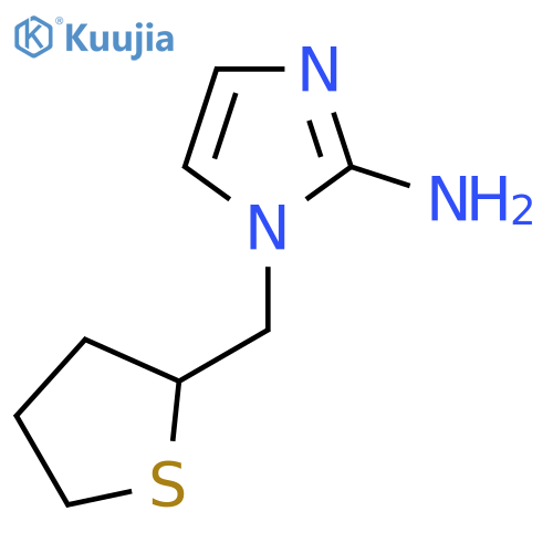 1-(thiolan-2-yl)methyl-1H-imidazol-2-amine structure