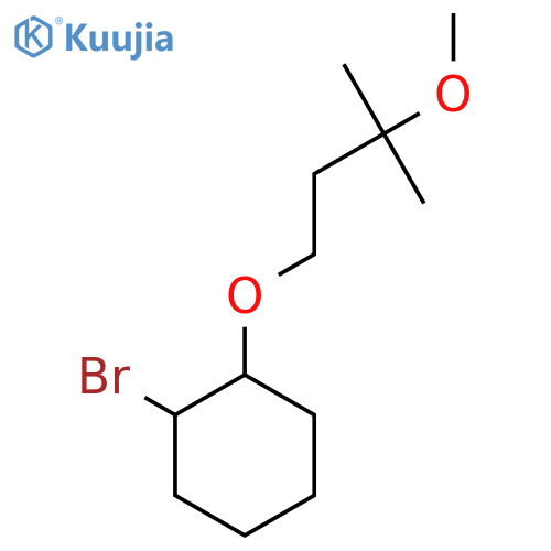 1-bromo-2-(3-methoxy-3-methylbutoxy)cyclohexane structure