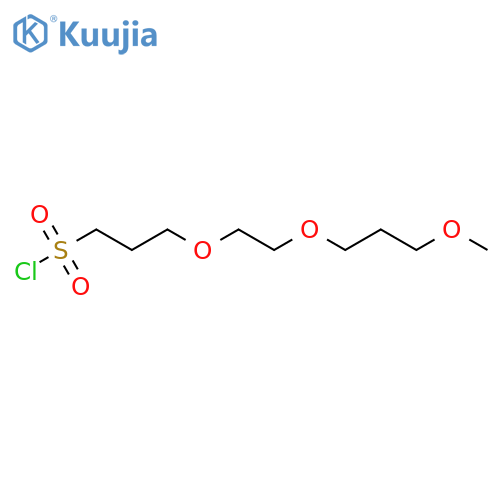 3-2-(3-methoxypropoxy)ethoxypropane-1-sulfonyl chloride structure