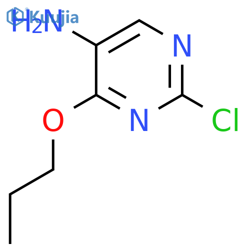 2-Chloro-4-propoxypyrimidin-5-amine structure