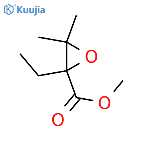 Oxiranecarboxylic acid,2-ethyl-3,3-dimethyl-, methyl ester, (-)- (9CI) structure