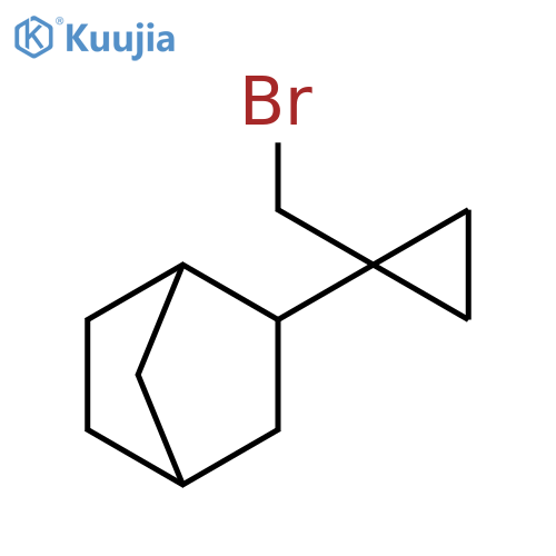 Bicyclo[2.2.1]heptane, 2-[1-(bromomethyl)cyclopropyl]- structure