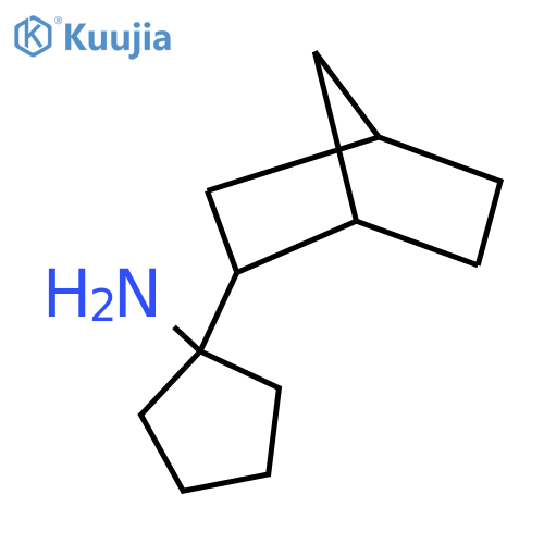 1-{bicyclo2.2.1heptan-2-yl}cyclopentan-1-amine structure