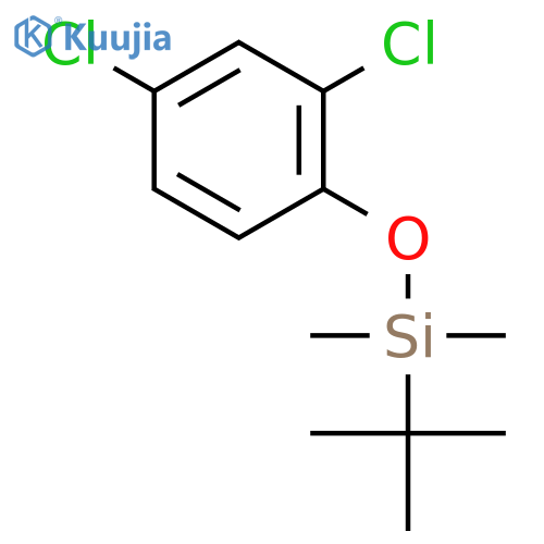 Tert-butyl(2,4-dichlorophenoxy)dimethylsilane structure
