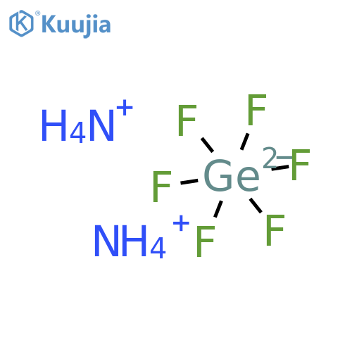 ammonium hexafluorogermanate(iv) structure