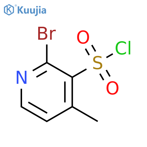 2-bromo-4-methylpyridine-3-sulfonyl chloride structure