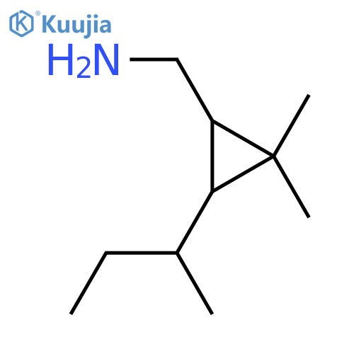 3-(butan-2-yl)-2,2-dimethylcyclopropylmethanamine structure
