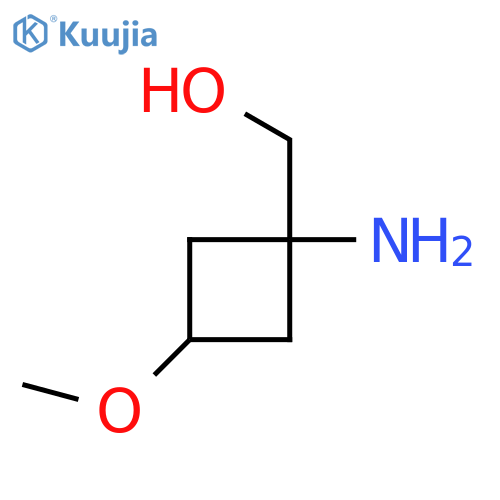 (1-Amino-3-methoxycyclobutyl)methanol structure