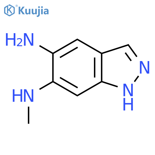 N6-methyl-1H-indazole-5,6-diamine structure