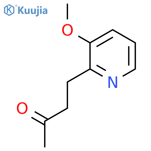 4-(3-methoxypyridin-2-yl)butan-2-one structure