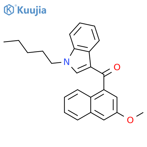 (3-methoxynaphthalen-1-yl)(1-pentyl-1H-indol-3-yl)methanone structure