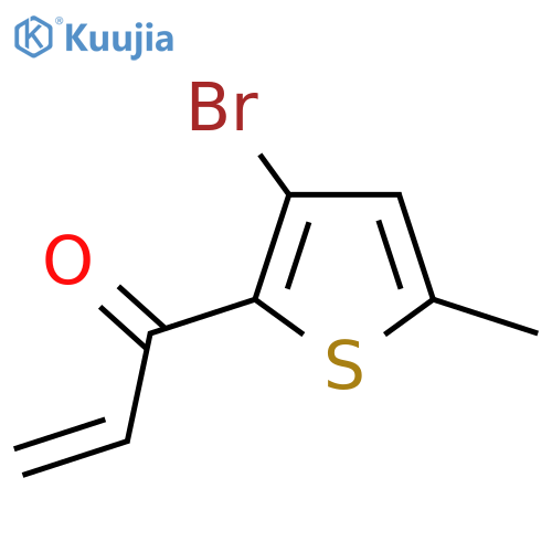 1-(3-bromo-5-methylthiophen-2-yl)prop-2-en-1-one structure