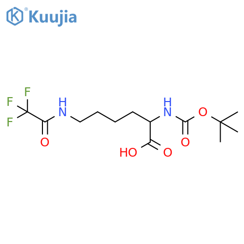 Boc-Lys(Tfa)-OH structure