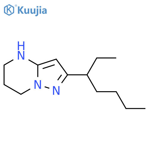 2-(heptan-3-yl)-4H,5H,6H,7H-pyrazolo1,5-apyrimidine structure