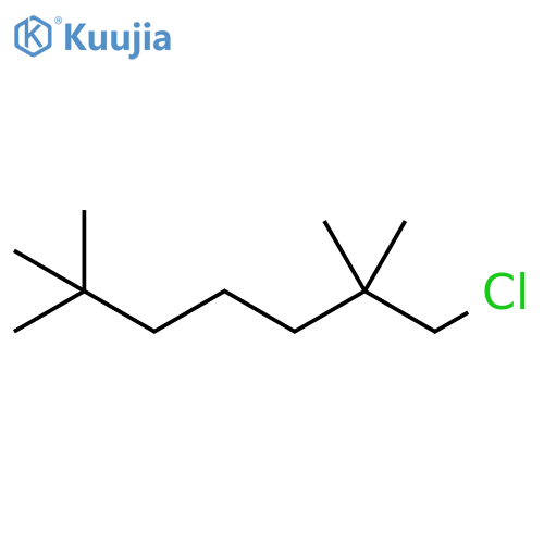 Heptane, 1-chloro-2,2,6,6-tetramethyl- structure