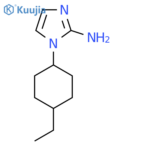 1-(4-ethylcyclohexyl)-1H-imidazol-2-amine structure