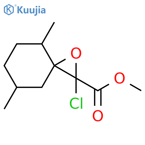1-Oxaspiro[2.5]octane-2-carboxylic acid, 2-chloro-4,7-dimethyl-, methyl ester structure