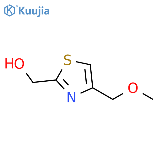 4-(methoxymethyl)-1,3-thiazol-2-ylmethanol structure
