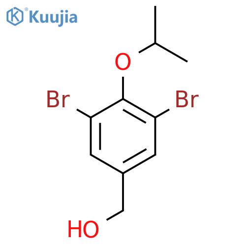 [3,5-Dibromo-4-(propan-2-yloxy)phenyl]methanol structure