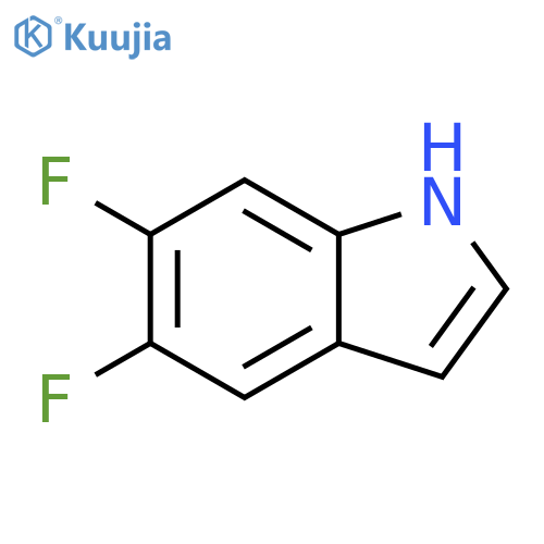 5,6-difluoro-1H-indole structure
