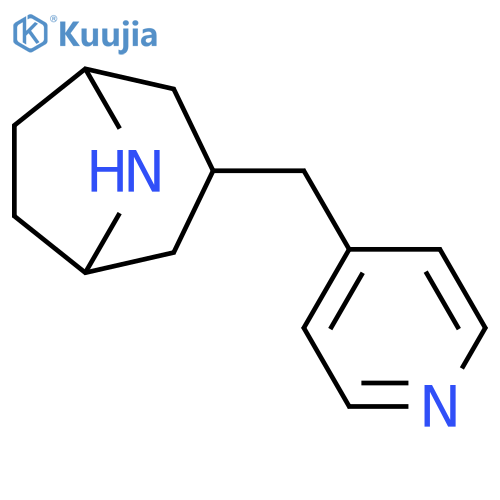 3-(pyridin-4-yl)methyl-8-azabicyclo3.2.1octane structure