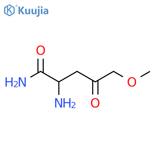 2-amino-5-methoxy-4-oxopentanamide structure