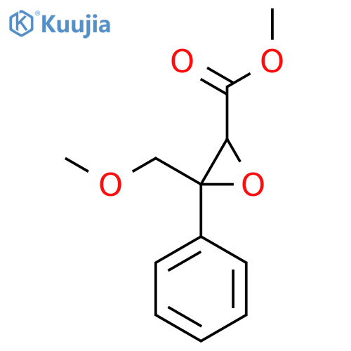 Methyl 3-(methoxymethyl)-3-phenyloxirane-2-carboxylate structure