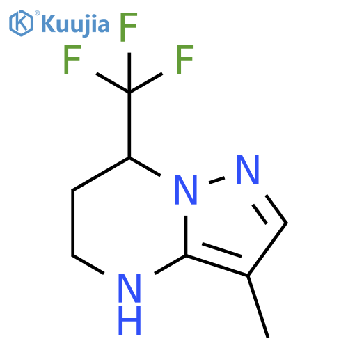 3-methyl-7-(trifluoromethyl)-4H,5H,6H,7H-pyrazolo1,5-apyrimidine structure