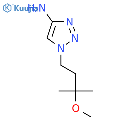1-(3-methoxy-3-methylbutyl)-1H-1,2,3-triazol-4-amine structure
